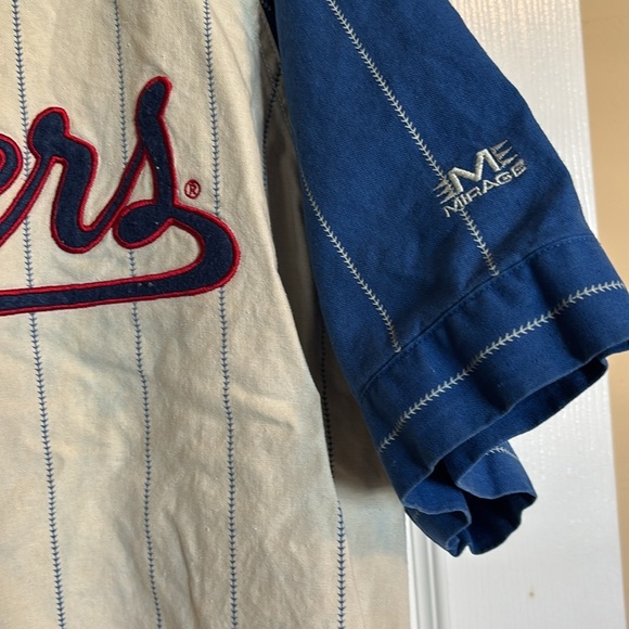 Mirage Texas Rangers men’s vintage style button down baseball jersey size XL - Picture 4 of 11